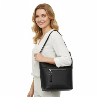 Černá dámská crossbody kabelka Bella Belly O4946